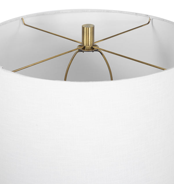 Uttermost Zade Blue Table Lamp 30221-1 Ceramic,iron, Fabric