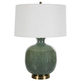 Uttermost Nataly Aged Green Table Lamp 30238-1 Steel&glass