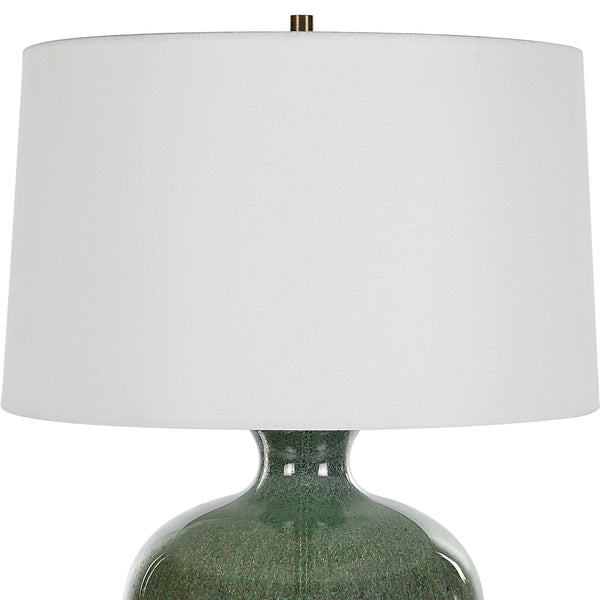 Uttermost Nataly Aged Green Table Lamp 30238-1 Steel&glass
