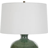 Uttermost Nataly Aged Green Table Lamp 30238-1 Steel&glass