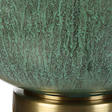 Uttermost Nataly Aged Green Table Lamp 30238-1 Steel&glass