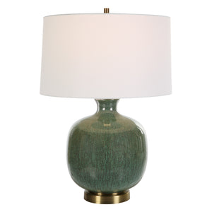 Uttermost Nataly Aged Green Table Lamp 30238-1 Steel&glass