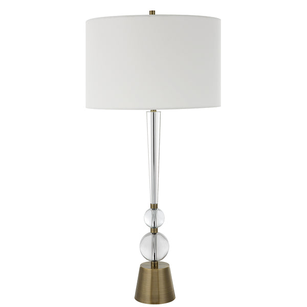 Uttermost Annily Crystal Table Lamp 30233 STEEL,CRYSTAL, FABRIC