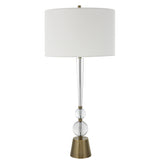 Uttermost Annily Crystal Table Lamp 30233 STEEL,CRYSTAL, FABRIC