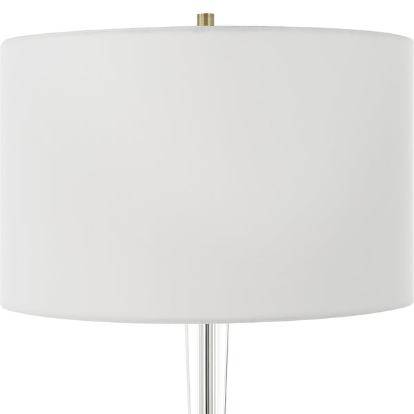 Uttermost Annily Crystal Table Lamp 30233 STEEL,CRYSTAL, FABRIC