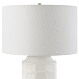 Uttermost Window Pane White Table Lamp 30239 Ceramics,Fabric,Iron