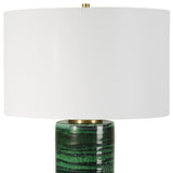 Uttermost Galeno Emerald Green Table Lamp 30242 CERAMIC, IRON, FABRIC