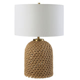 Uttermost Kendari Rope & Rattan Table Lamp 30243 ROPE, IRON, FABRIC,RATTAN