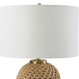 Uttermost Kendari Rope & Rattan Table Lamp 30243 ROPE, IRON, FABRIC,RATTAN