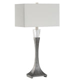 Uttermost Edison Tapered Iron Table Lamp 30246 CRYSTAL, IRON, FABRIC