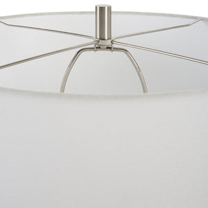 Uttermost Jubilee Sky Blue Table Lamp 30249 STEEL, CERAMIC, FABRIC