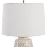 Uttermost Medan Taupe & Gray Table Lamp 30251-1 STEEL, CERAMIC, FABRIC