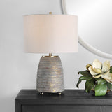 Uttermost Gorda Bronze Ceramic Table Lamp 30252-1 STEEL, CERAMIC, FABRIC