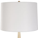 Uttermost Palu Travertine Table Lamp 30247 IRON,TRAVERTINE,LINEN