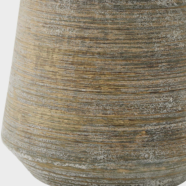 Uttermost Uttermost Mosier Ceramic Table Lamp With Brass Accents, Rustic Beige & Linen Shade For Ambient Glow 30541-1
