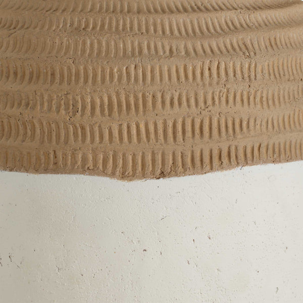 Uttermost Bellaby Two-tone Terracotta Table Lamp With Brass Accents & White Linen Shade For Elegance Brown,White Steel,Ceramic,Fabric 30564-1