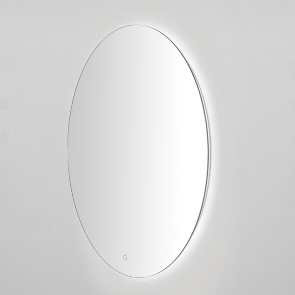 Safavieh ASHDEN, 36-Inch Silver Aluminum LED Mirror - Modern Minimalist Design for Bright, Flattering Reflections LMR1004A