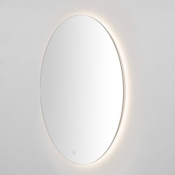 Safavieh ASHDEN, 36-Inch Silver Aluminum LED Mirror - Modern Minimalist Design for Bright, Flattering Reflections LMR1004A