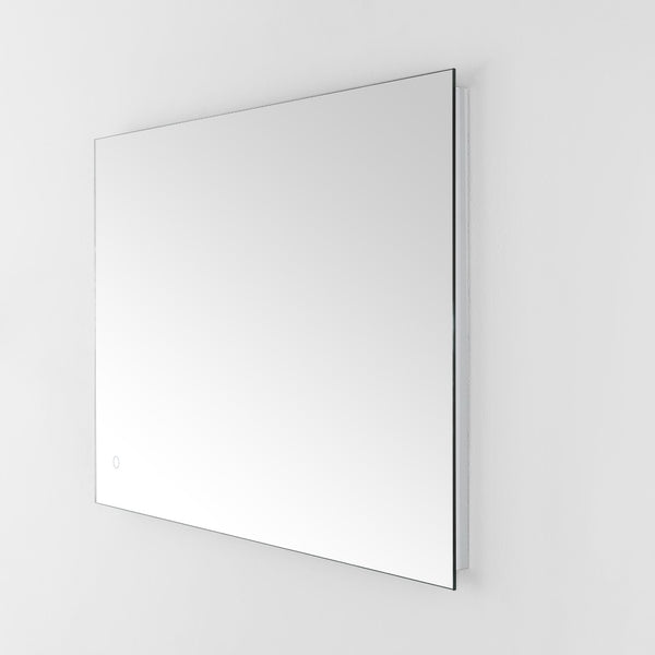 Safavieh JED, 24-Inch Silver Aluminum LED Mirror for Modern Spaces – Stylish Illumination & Easy Installation LMR1006A