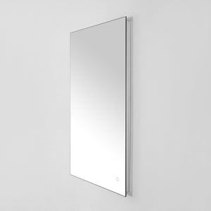 Safavieh JED, 24-Inch Silver Aluminum LED Mirror for Modern Spaces – Stylish Illumination & Easy Installation LMR1006A