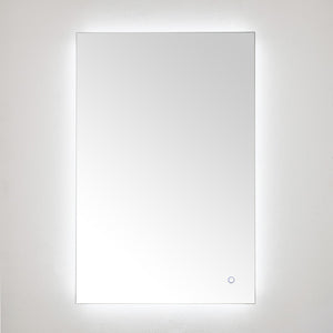 Safavieh JED, 24-Inch Silver Aluminum LED Mirror for Modern Spaces – Stylish Illumination & Easy Installation LMR1006A