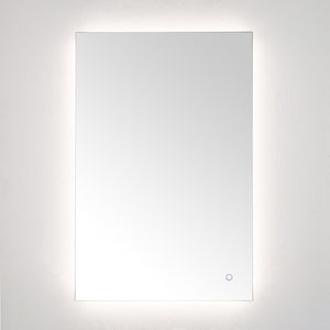 Safavieh JED, 24-Inch Silver Aluminum LED Mirror for Modern Spaces – Stylish Illumination & Easy Installation LMR1006A