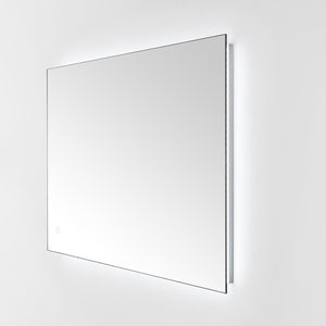 Safavieh JED, 24-Inch Silver Aluminum LED Mirror for Modern Spaces – Stylish Illumination & Easy Installation LMR1006A