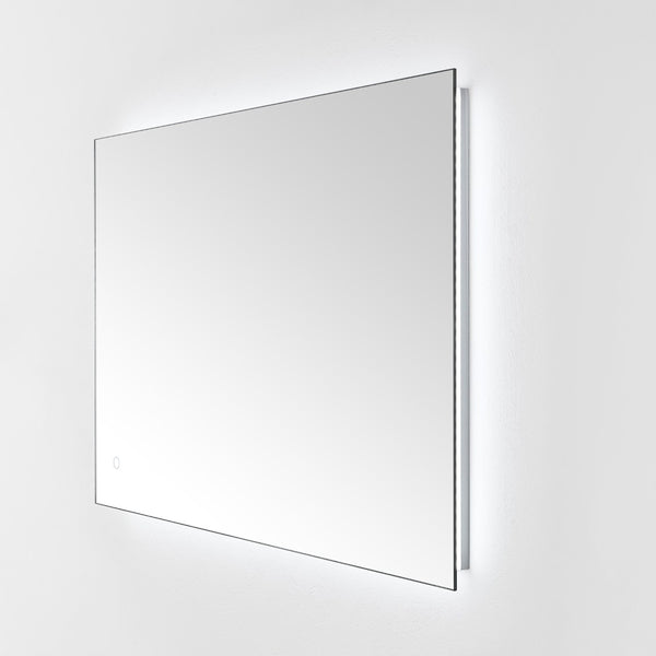 Safavieh JED, 24-Inch Silver Aluminum LED Mirror for Modern Spaces – Stylish Illumination & Easy Installation LMR1006A