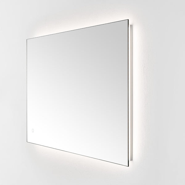 Safavieh JED, 24-Inch Silver Aluminum LED Mirror for Modern Spaces – Stylish Illumination & Easy Installation LMR1006A