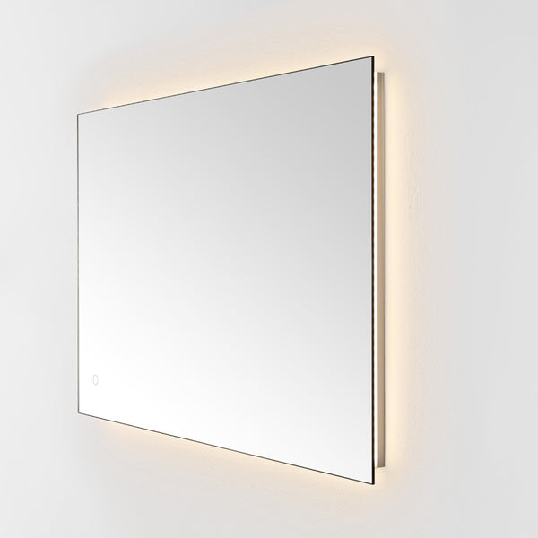 Safavieh JED, 24-Inch Silver Aluminum LED Mirror for Modern Spaces – Stylish Illumination & Easy Installation LMR1006A