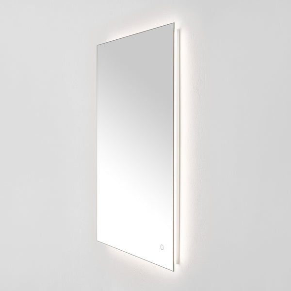Safavieh JED, 24-Inch Silver Aluminum LED Mirror for Modern Spaces – Stylish Illumination & Easy Installation LMR1006A