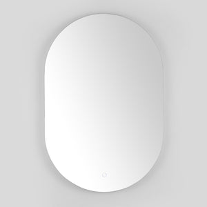 Safavieh JAX, 24-Inch White Aluminum LED Mirror - Modern, Energy-Efficient Lighting for Stylish Grooming Spaces LMR1007A