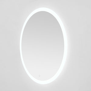 Safavieh WHIT, 36-Inch Aluminum LED Mirror in Silver/White - Modern Design for Stylish Illumination & Grooming LMR1008A
