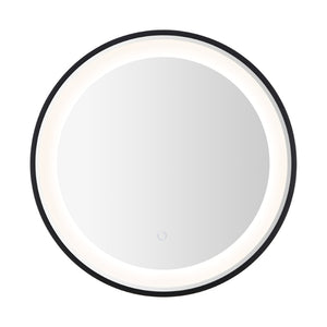 Safavieh BLAKEWELL, 24-Inch Black/Silver Aluminum LED Mirror - Modern Design with Superior Illumination & Style LMR1010A