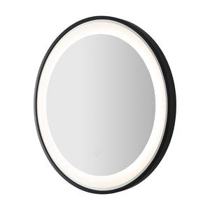 Safavieh BLAKEWELL, 24-Inch Black/Silver Aluminum LED Mirror - Modern Design with Superior Illumination & Style LMR1010A