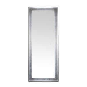 Safavieh MONTAUK, 26 Inch Contemporary LED Mirror - Elegant Design for Bathrooms, Entryways, and More Silver Grey / Silver Leaf LMR1015A