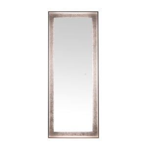 Safavieh MONTAUK, 26 Inch Contemporary LED Mirror - Elegant Design for Bathrooms, Entryways, and More Silver Grey / Silver Leaf LMR1015A