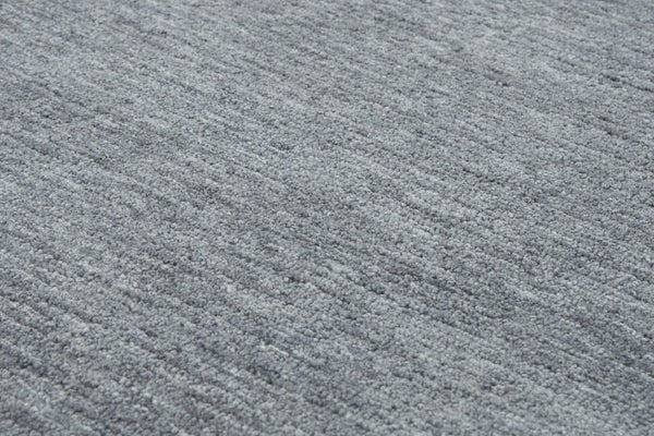 Alora Decor Luna Hand‑Tufted Gray Rug — Eco-Friendly Recycled Polyester, Water‑Resistant, Textured Casual Style For Entryways 7'6" x 9'6" LNALNA10200337696