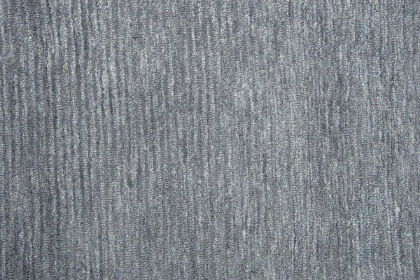 Alora Decor Luna Hand‑Tufted Gray Rug — Eco-Friendly Recycled Polyester, Water‑Resistant, Textured Casual Style For Entryways 7'6" x 9'6" LNALNA10200337696