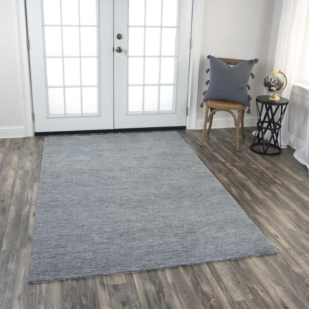 Alora Decor Luna Hand‑Tufted Gray Rug — Eco-Friendly Recycled Polyester, Water‑Resistant, Textured Casual Style For Entryways 7'6" x 9'6" LNALNA10200337696