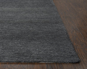 Alora Decor Luna Hand‑Tufted Charcoal Gray Rug—Eco-Friendly 100% Recycled Polyester, Water‑Resistant, High‑Traffic Performance 5' x 7'6" LNALNA10300160576