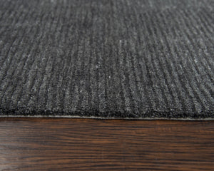 Alora Decor Luna Hand‑Tufted Charcoal Gray Rug—Eco-Friendly 100% Recycled Polyester, Water‑Resistant, High‑Traffic Performance 5' x 7'6" LNALNA10300160576