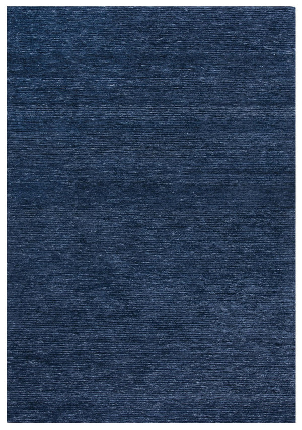 Alora Decor Luna Navy Hand-Tufted Recycled Polyester Rug — Water-Resistant, Textured Loop-And-Cut Pile For High-Traffic Spaces 7'6" x 9'6" LNALNA10400097696