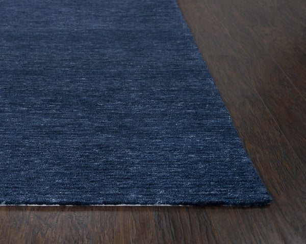 Alora Decor Luna Navy Hand-Tufted Recycled Polyester Rug — Water-Resistant, Textured Loop-And-Cut Pile For High-Traffic Spaces 7'6" x 9'6" LNALNA10400097696