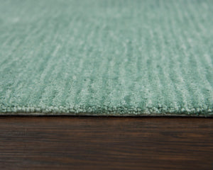 Alora Decor Luna Hand‑Tufted Aqua Teal Rug — Sustainable 100% Recycled Polyester, Water‑Resistant, Soft Textured Comfort For Casual Spaces 5' x 7'6" LNALNA105AA000576