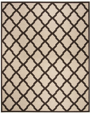 Safavieh Linden 122b 8' X 10' Stylish Natural/Brown Area Rug With Diamond Pattern - Durable & Safe For Home Natural ,Brown 100% Polypropylene Pile Lnd122b-8