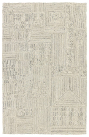 Jaipur Living Lineage Karim Modern Moroccan Handmade Indoor Rug Cream 10'x14'