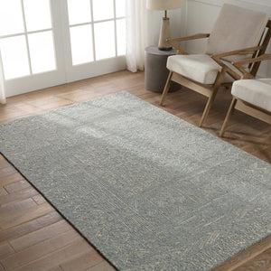 Jaipur Living Lineage Viatte Modern Moroccan Handmade Indoor Rug Blue 10'x14'