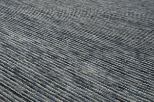 Alora Decor Laine Hand-Tufted Blue And Beige Striped Wool Rug — Coastal Casual Texture For Living Spaces 8'6" x 11'6" LNELNE10100098611
