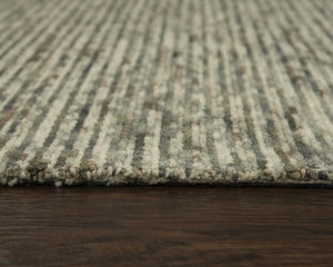 Alora Decor Laine Hand-Tufted Wool Rug With Subtle Gray-Beige Stripes, Soft Space-Dyed Texture, Durable Craftsmanship 8'6" x 11'6" LNELNE10200338611